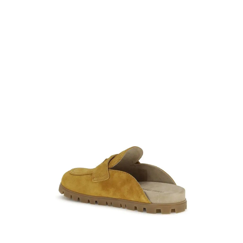 Suede Mules Miu Miu