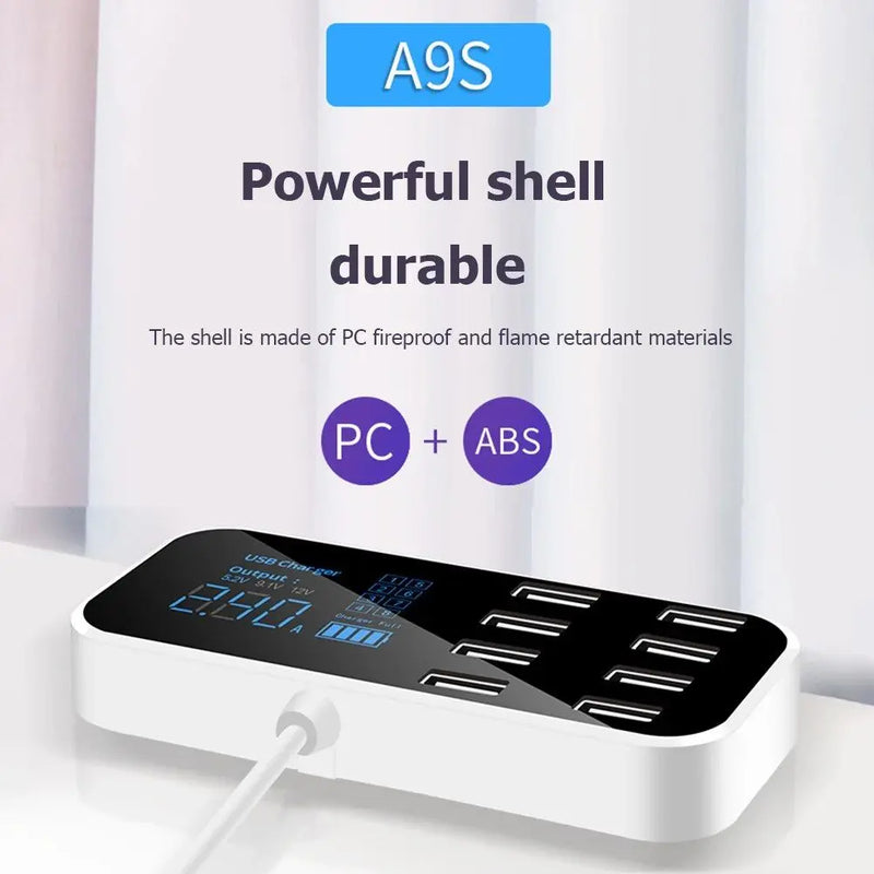 Ultra-Thin 8-Port USB Car Charger with LED Display Top 5 Review Art Work