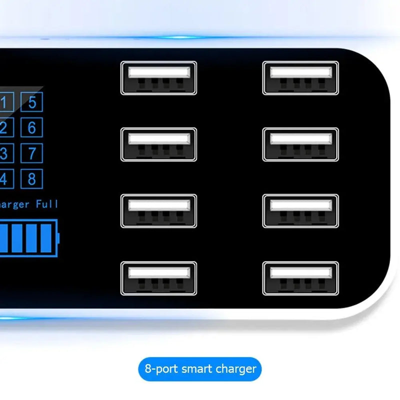 Ultra-Thin 8-Port USB Car Charger with LED Display Top 5 Review Art Work