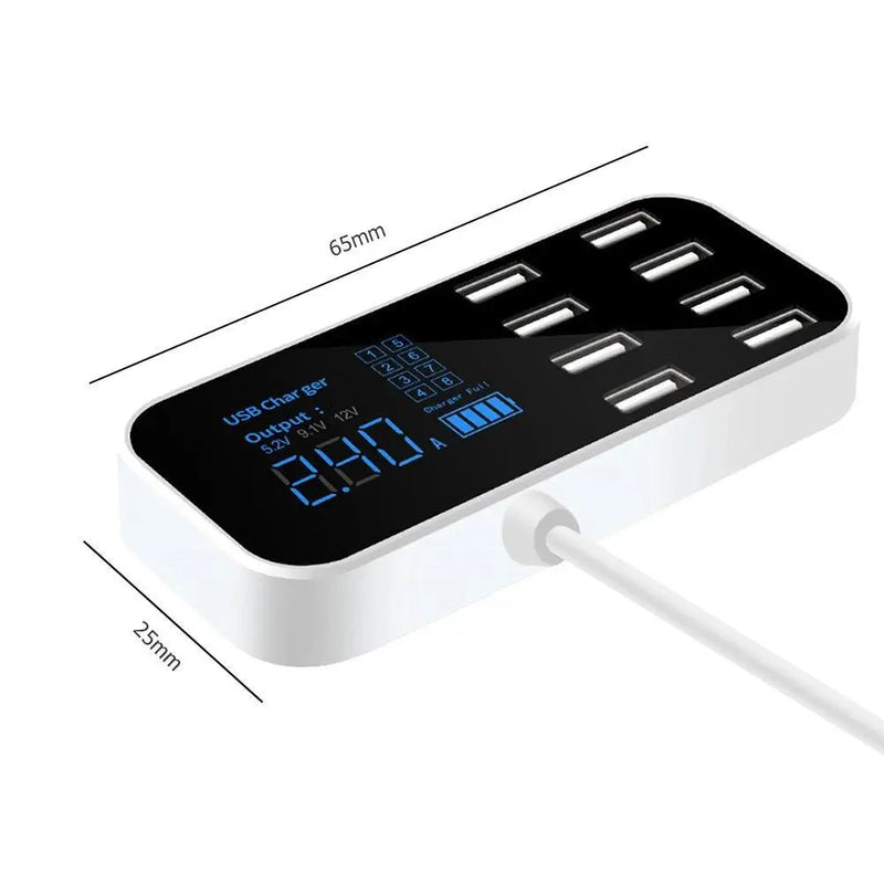 Ultra-Thin 8-Port USB Car Charger with LED Display Top 5 Review Art Work