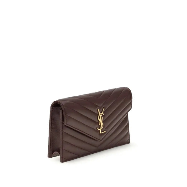 Wallet with shoulder strap Saint Laurent