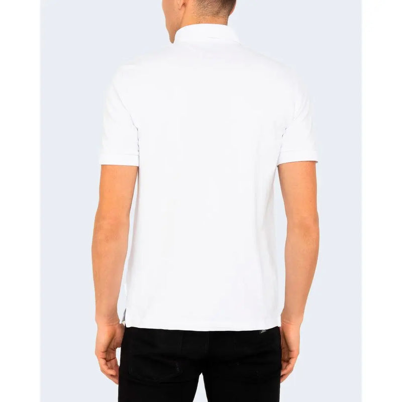 White Cotton Polo Shirt Armani Exchange