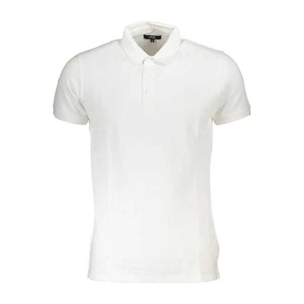 White Cotton Polo Shirt Cavalli Class