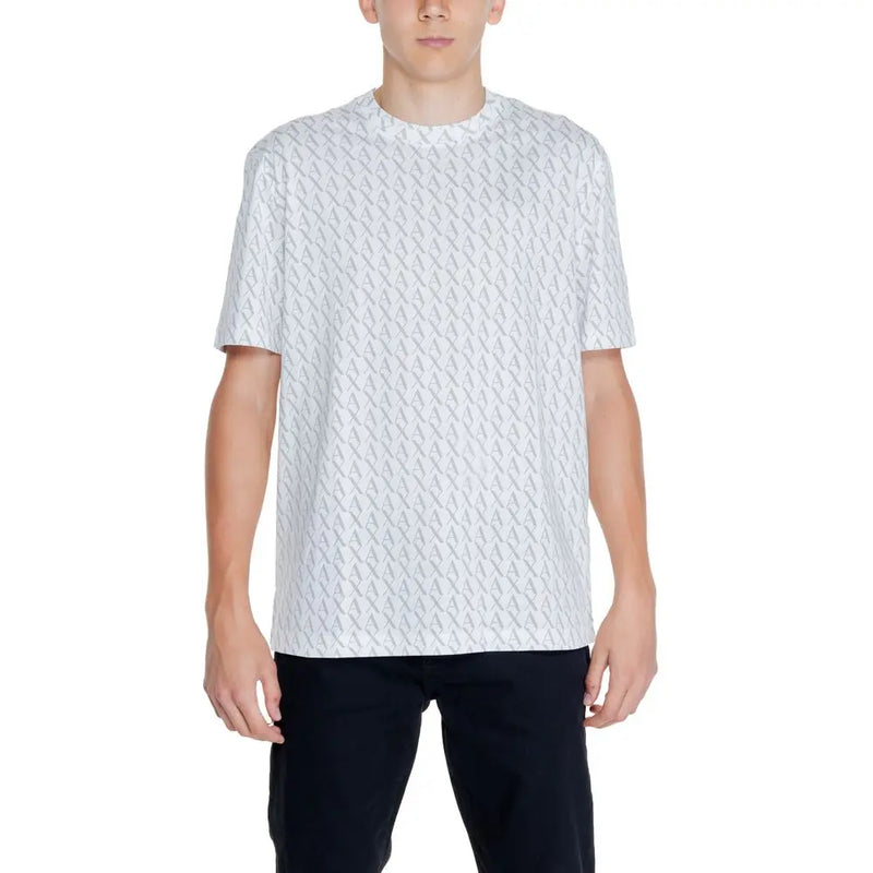 White Cotton T-Shirt Armani Exchange