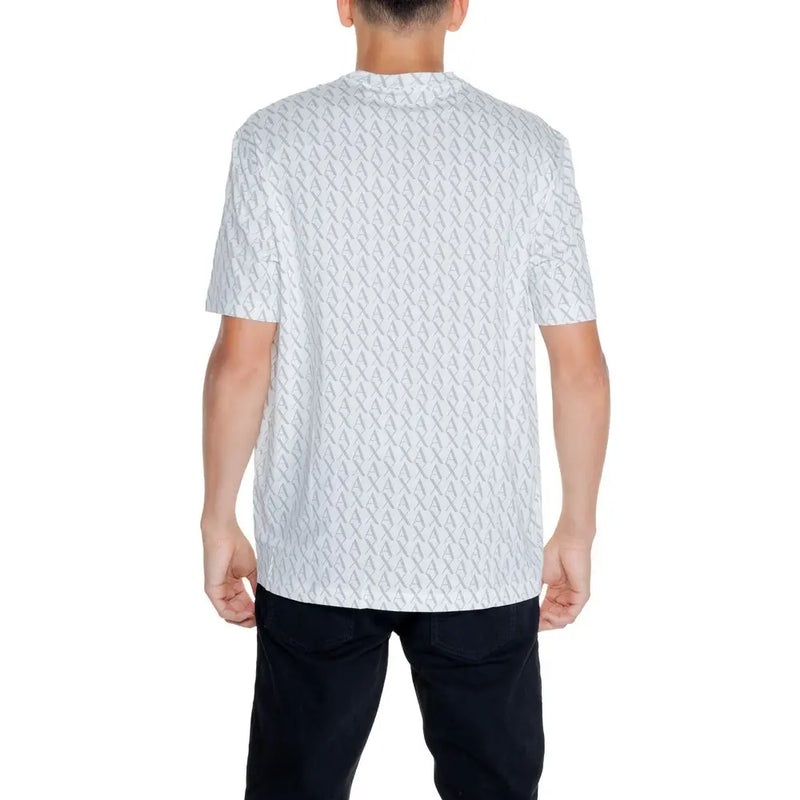 White Cotton T-Shirt Armani Exchange