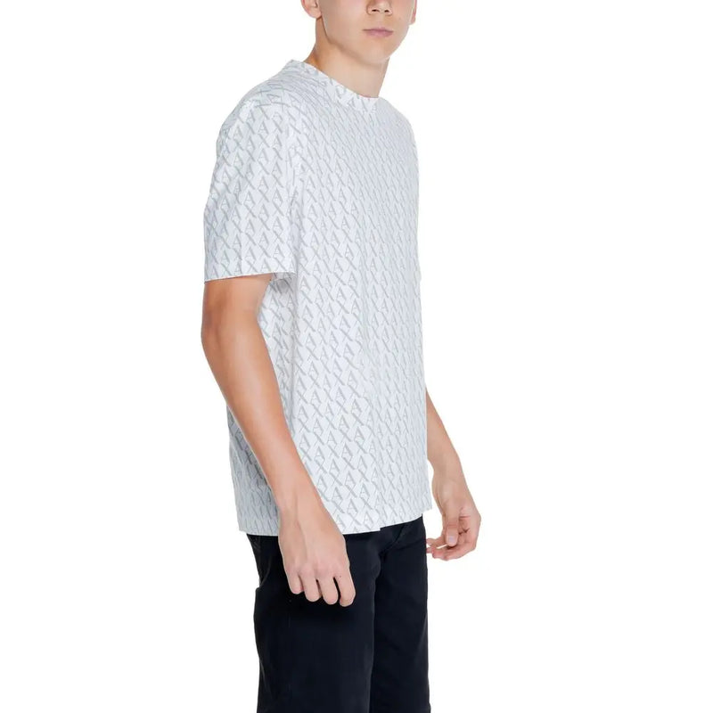 White Cotton T-Shirt Armani Exchange