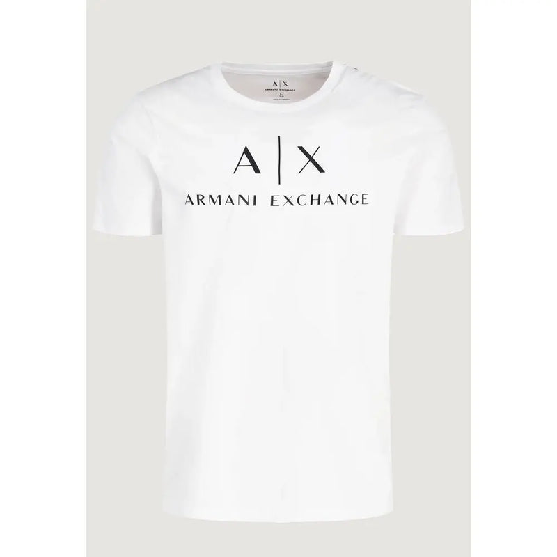 White Cotton T-Shirt Armani Exchange