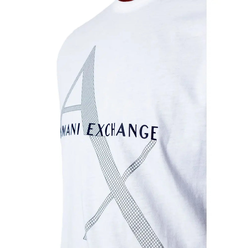 White Cotton T-Shirt Armani Exchange