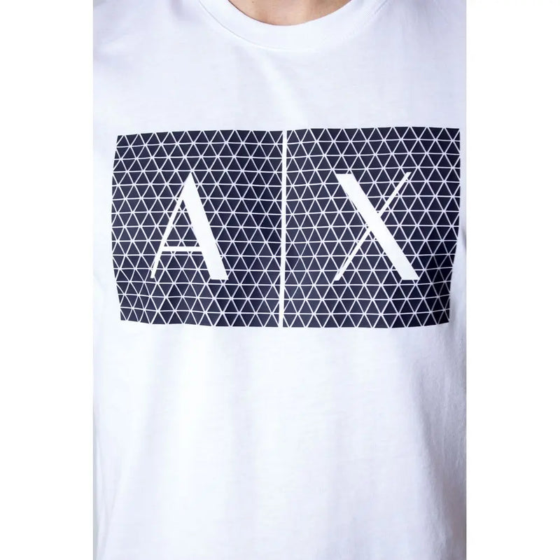 White Cotton T-Shirt Armani Exchange