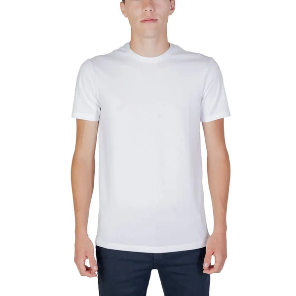 White Cotton T-Shirt Armani Exchange