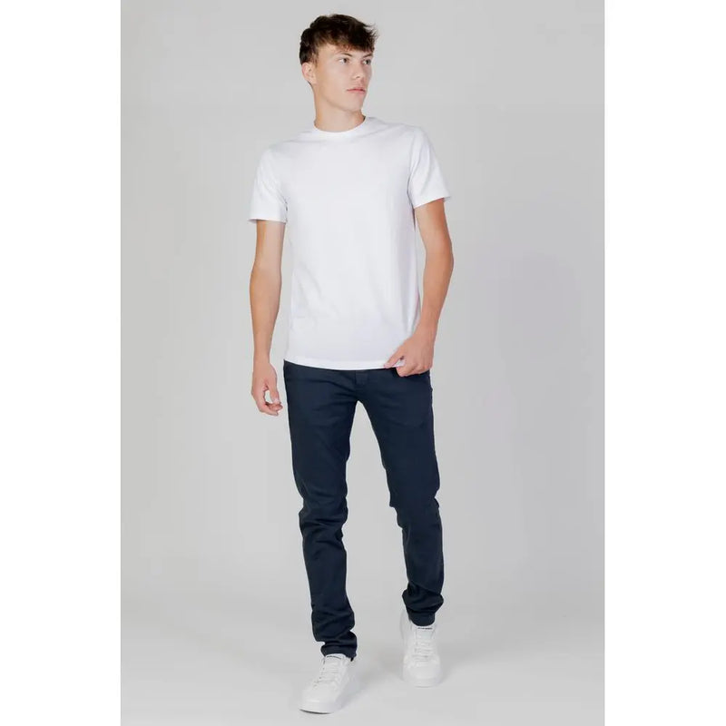 White Cotton T-Shirt Armani Exchange