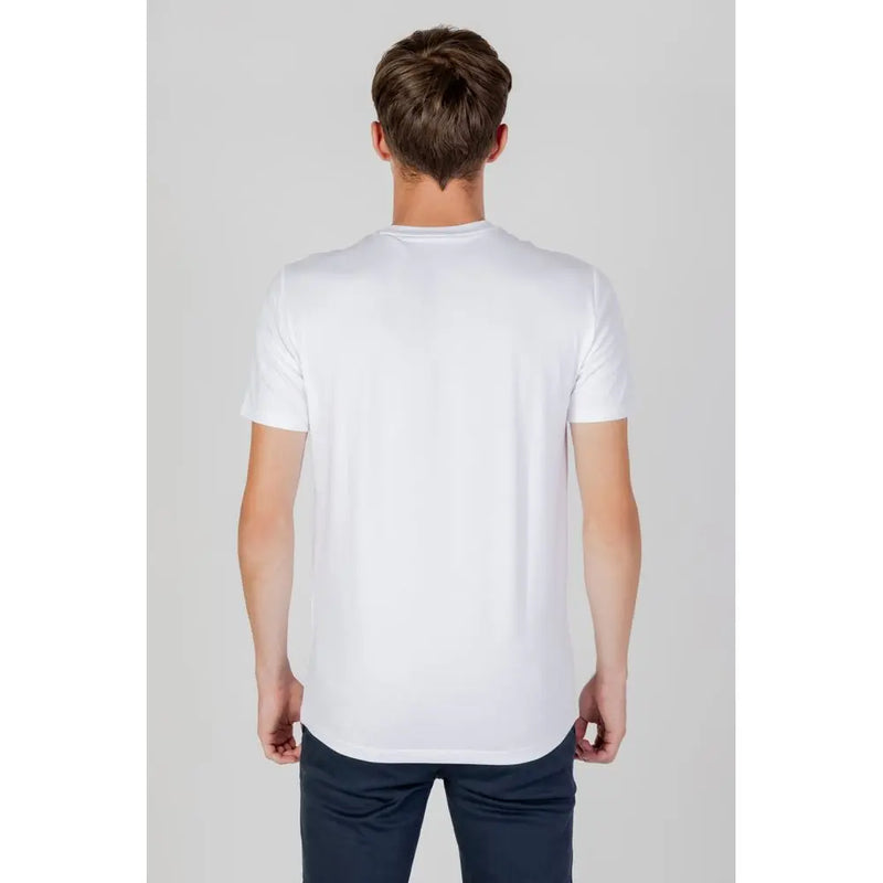 White Cotton T-Shirt Armani Exchange