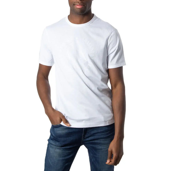 White Cotton T-Shirt Armani Exchange