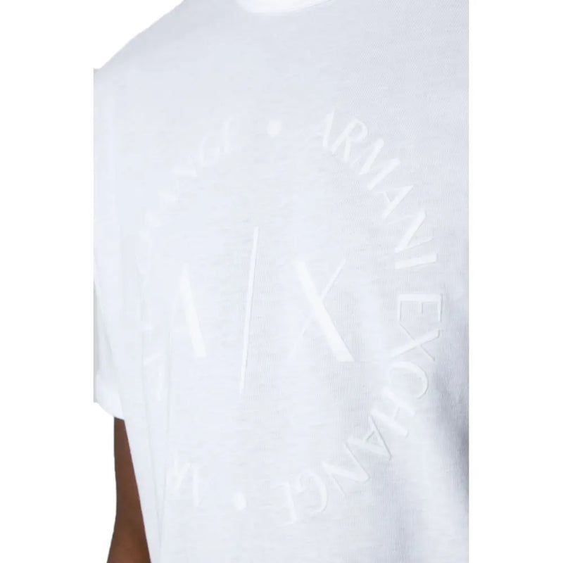 White Cotton T-Shirt Armani Exchange