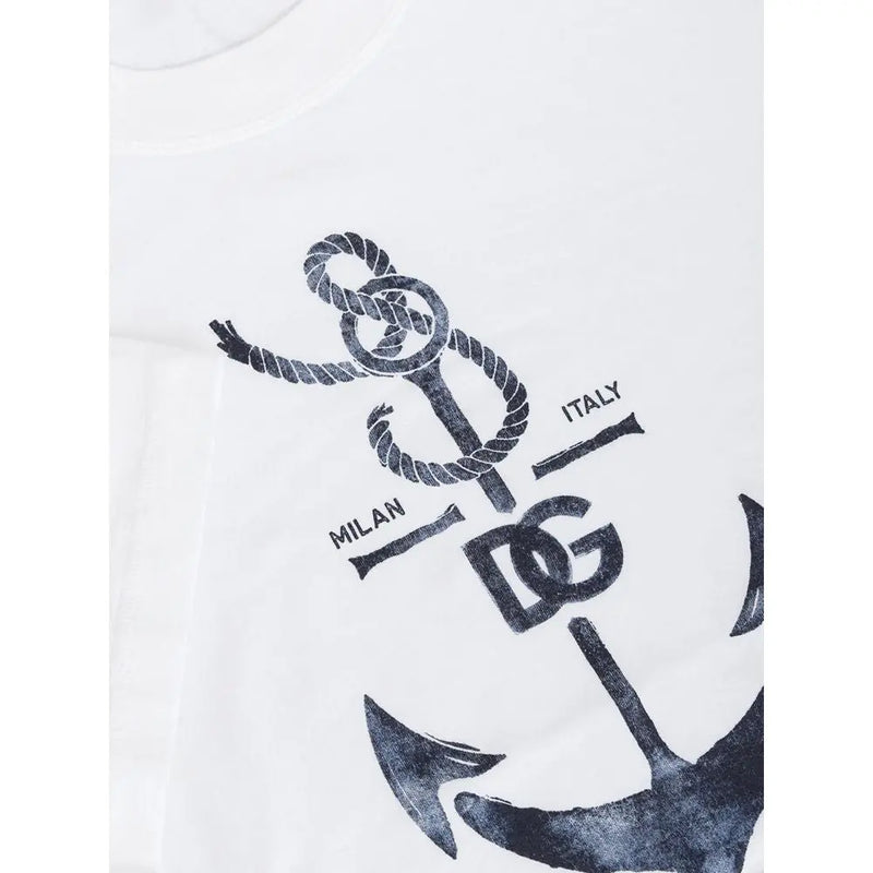 White Cotton T-Shirt Dolce & Gabbana