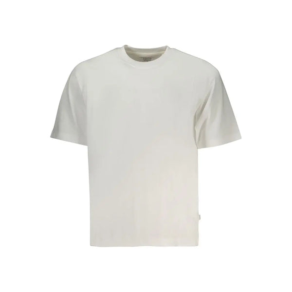 White Cotton T-Shirt Guess Jeans