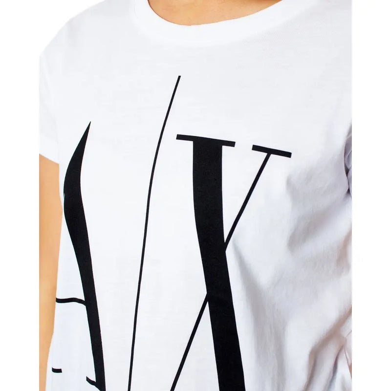 White Cotton Tops & T-Shirt Armani Exchange