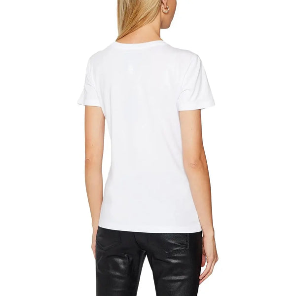 White Cotton Tops & T-Shirt Armani Exchange