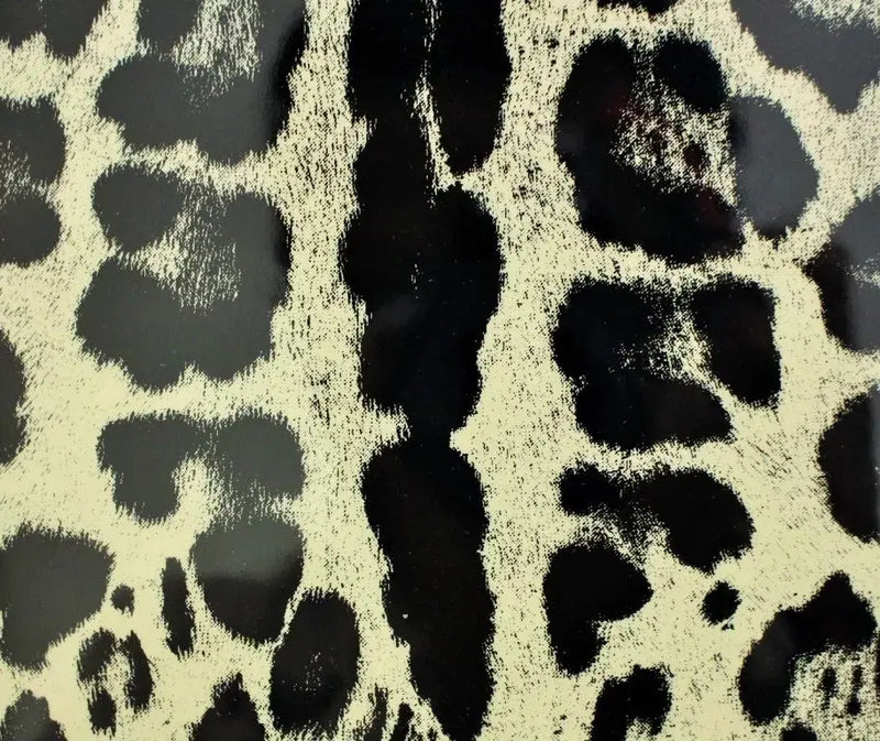 White Leopard Pattern Leather eBook Cover Tablet Case Dolce & Gabbana