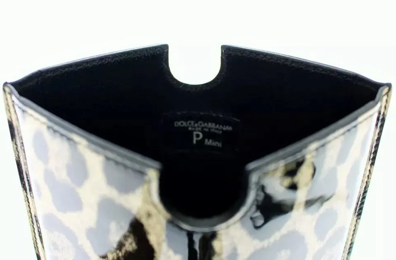 White Leopard Pattern Leather eBook Cover Tablet Case Dolce & Gabbana