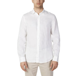 White Linen Shirt Armani Exchange