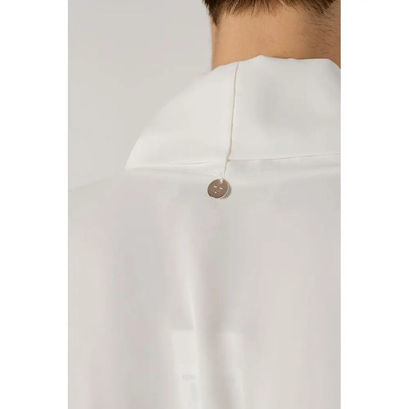 White Polyester Shirt Rinascimento