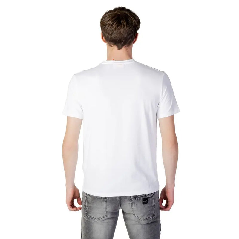 White Polyester T-Shirt Suns