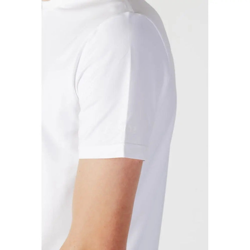 White Polyester T-Shirt Suns