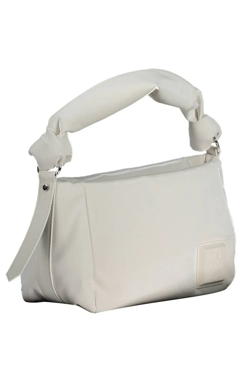 White Polyester Women Handbag Desigual