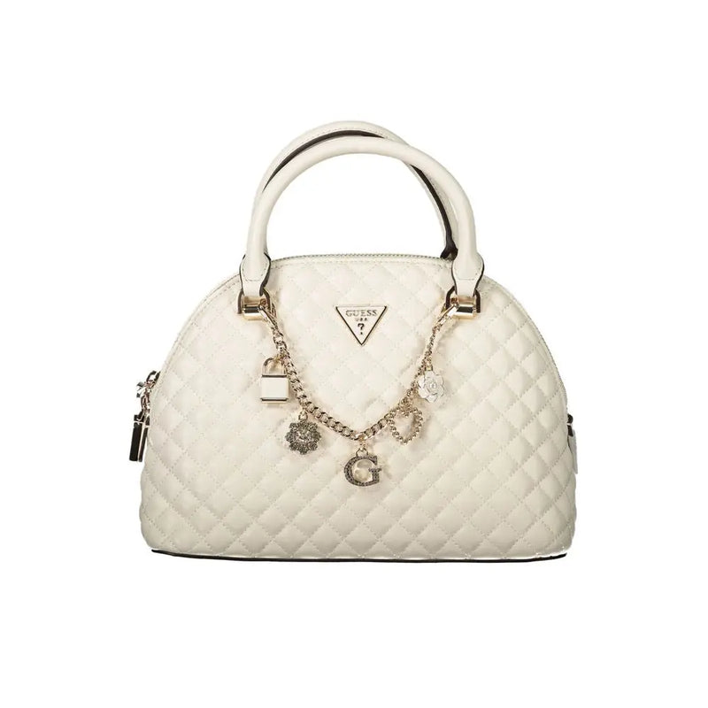 White Polyethylene Women Handbag Guess Jeans