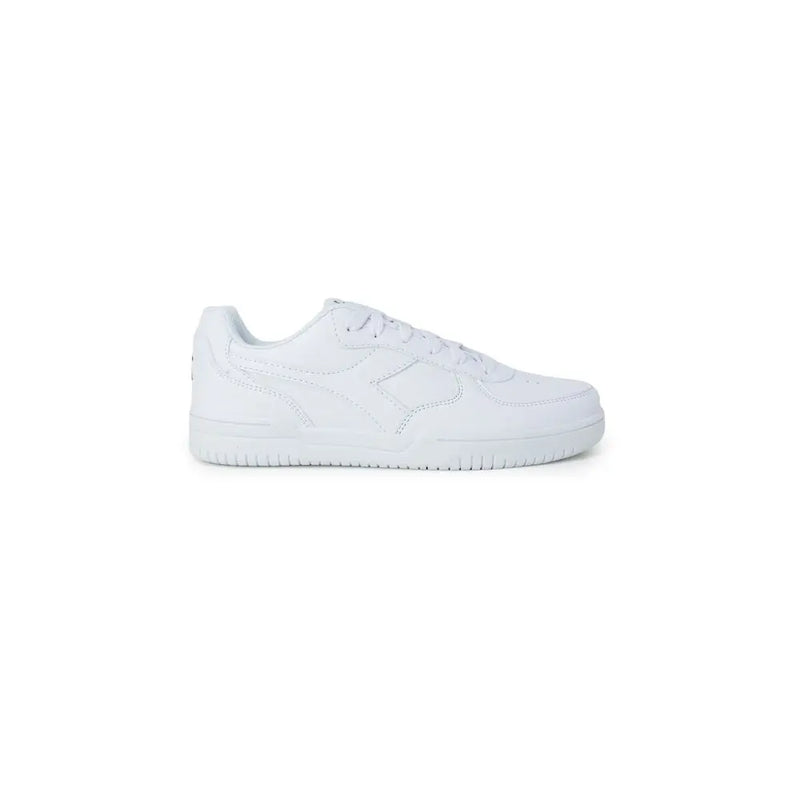 White Synthetic Leather Sneaker Diadora