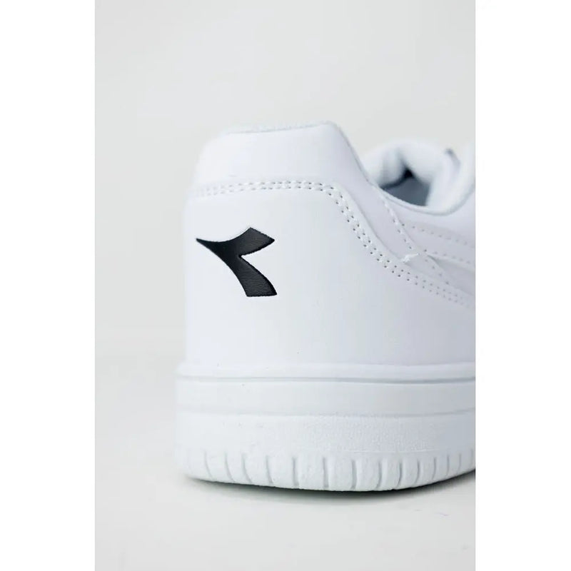 White Synthetic Leather Sneaker Diadora