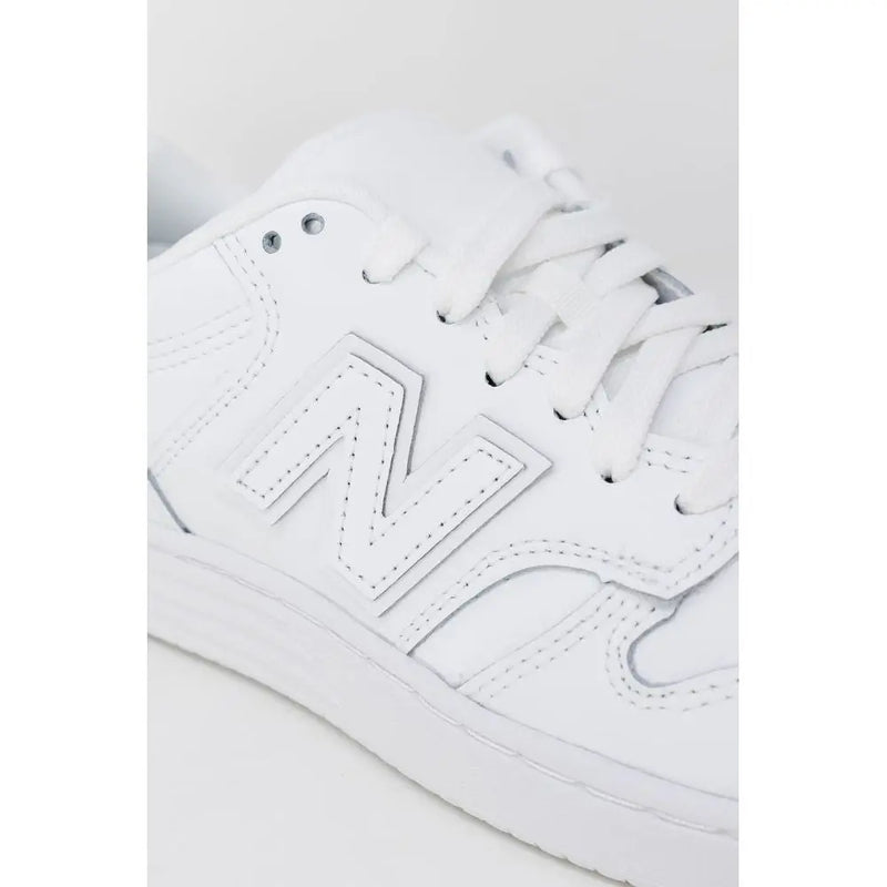 White Synthetic Leather Sneaker New Balance