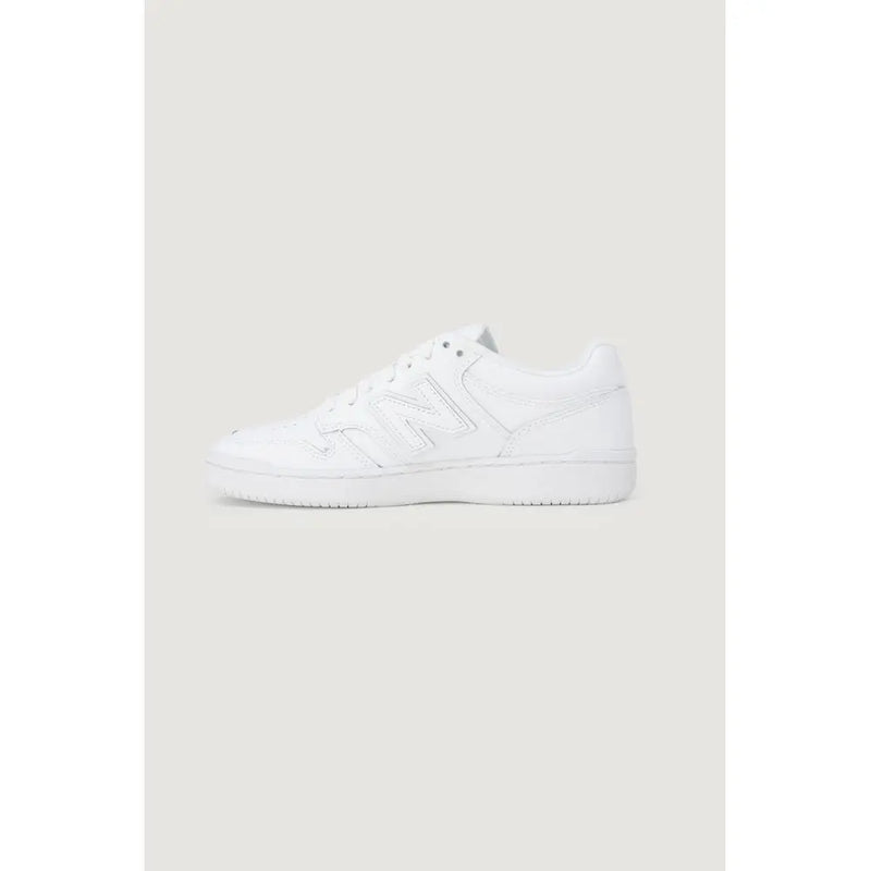 White Synthetic Leather Sneaker New Balance