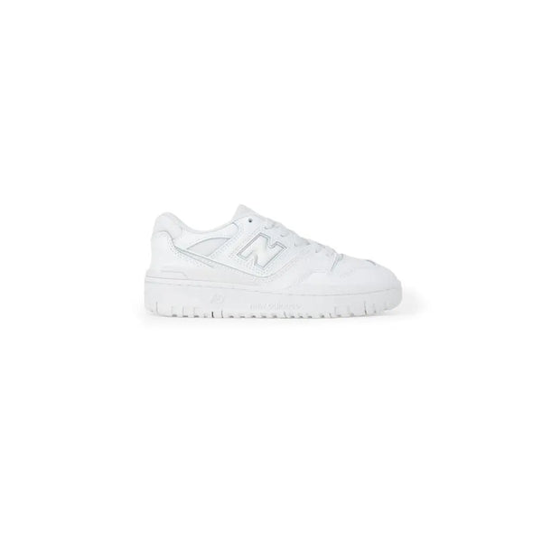 White Synthetic Material Sneaker New Balance