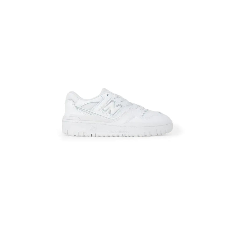 White Synthetic Material Sneaker New Balance