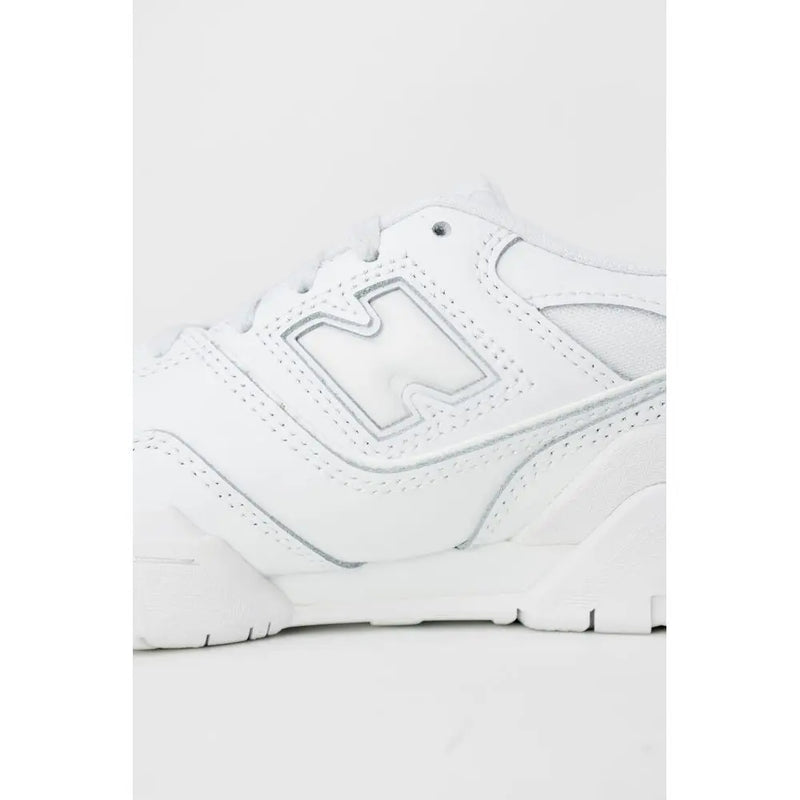 White Synthetic Material Sneaker New Balance