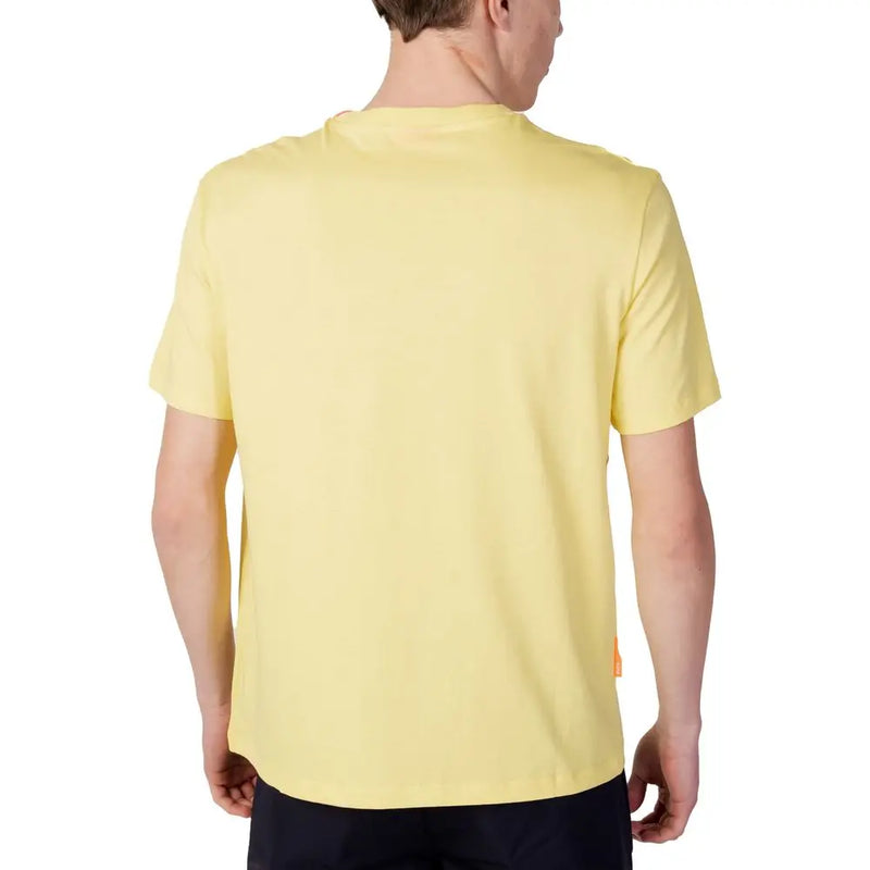 Yellow Cotton T-Shirt Suns