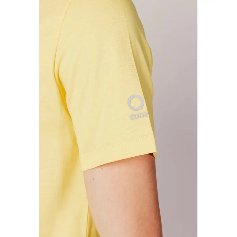 Yellow Cotton T-Shirt Suns