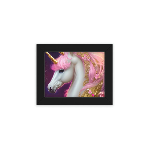 Beautiful Whimsical Unicorn Horse in Nature Environment Printify