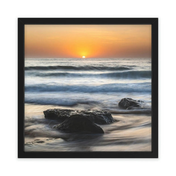 Sunrise over the ocean Printify